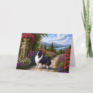 Renaissance Shetland Sheepdog Blank Card