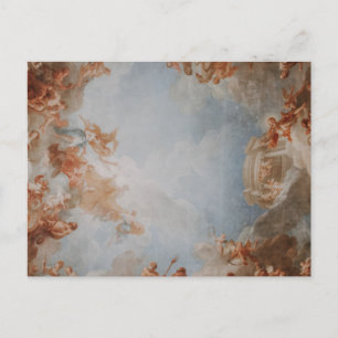Renaissance Skylight Painting Postcard