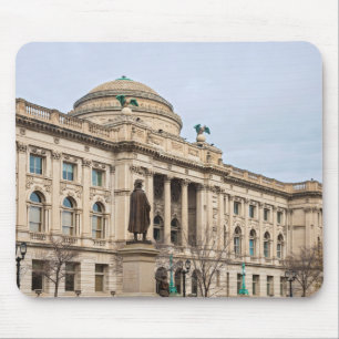 renaissance style public library in milwaukee mouse mat
