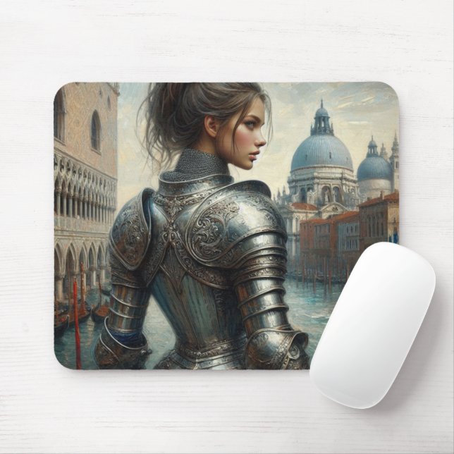 Renaissance warrior mouse mat (With Mouse)