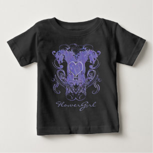Renaissance Wedding Flower Girl Ruffle Baby T-Shirt