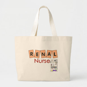 Renal Nurse Fresenius Machine Design Large Tote Bag