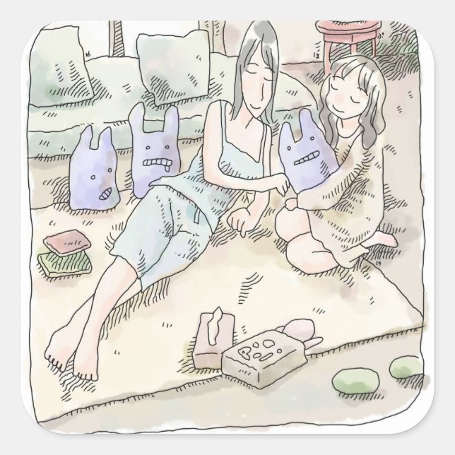 Rename Square Sticker (Front)