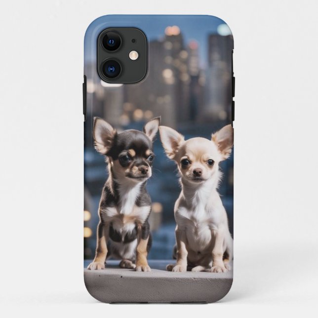 Rename your Chihuahua dog on the phone cases (Back)