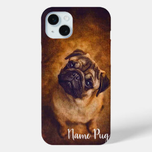 Rename your Pug Dog dog on the phone cases