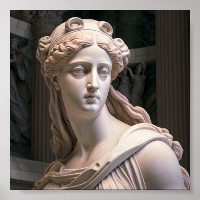 Renascentist Statue Poster (Front)