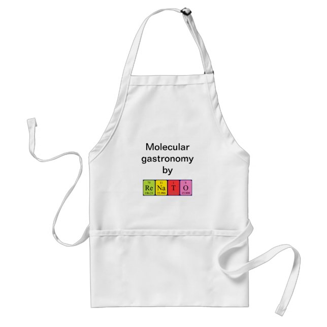 Renato periodic table name apron (Front)