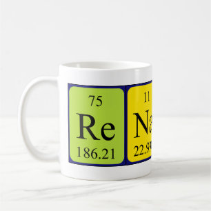 Renaud periodic table name mug