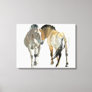 Rencontre Canvas Print