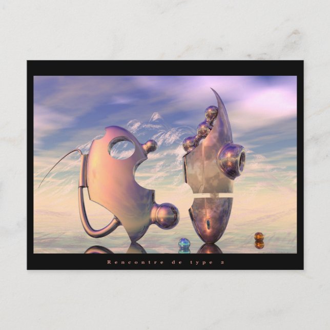 Rencontre de type 2 postcard (Front)