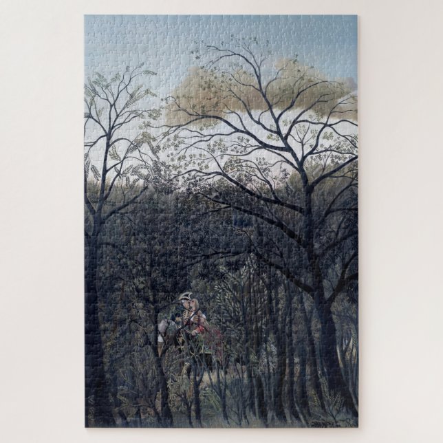 Rendezvous in the Forest 1889 Jigsaw Puzzle (Vertical)