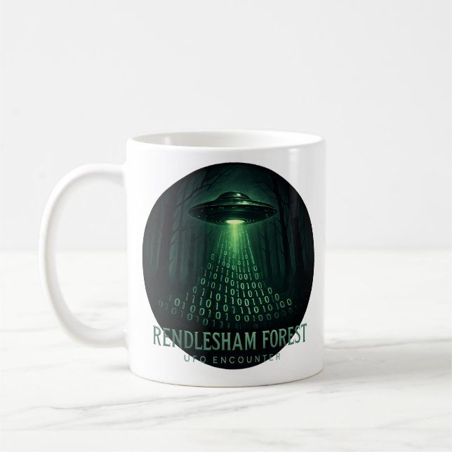 Rendlesham Forest UFO Coffee Mug (Left)