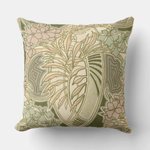 Rene Beauclair’s Art Nouveau Flower Design Cushion