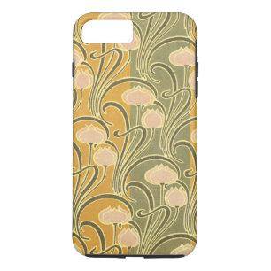 Rene Beauclair’s Art Nouveau Stripes & Flowers iPhone 8 Plus/7 Plus Case