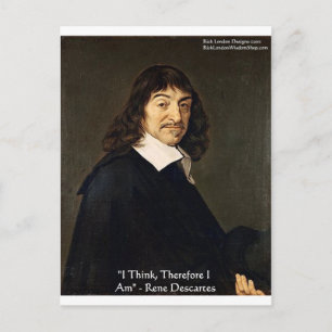 Rene Descartes "I Think Therefore" Gifts & Cards