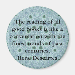 Rene Descartes Literature Quote Magnet