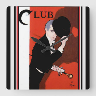 Rene Gruau Club Wall Clock