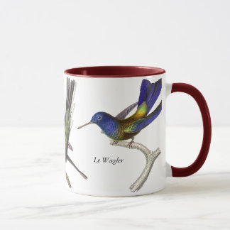 René Primevère Lesson - Three Pretty Hummingbirds Mug