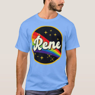 Rene Rainbow In Space Vintage Style T-Shirt