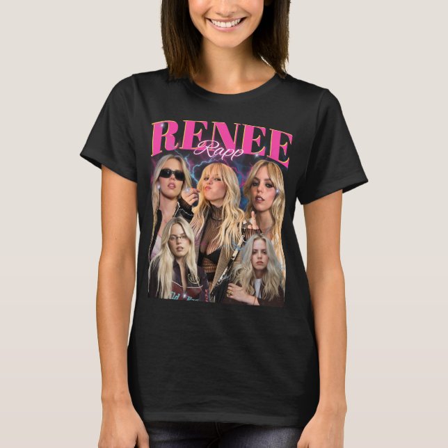 Renee Rapp Hip-Hop Vintage Bootleg T-Shirt (Front)