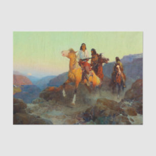 Renegade Apache by Frank Tenney Johnson Tissue Paper