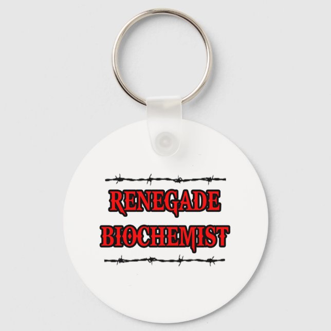 Renegade Biochemist Key Ring (Front)