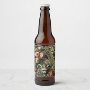 🩸 Renegade Harvest – Gothic Victorian Beer Bottle Label