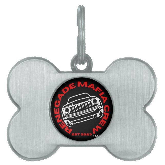 Renegade Mafia Crew Dog Tag (Front)