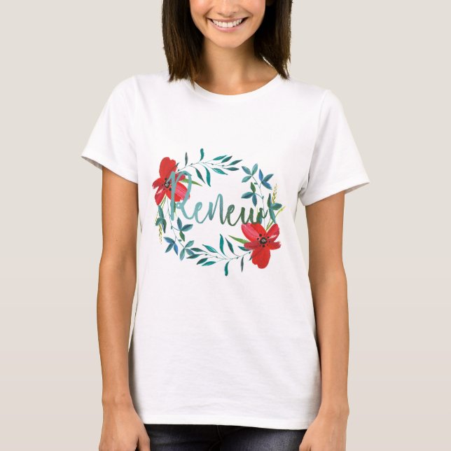 Renew - Uplifting Designs T-Shirt (Front)