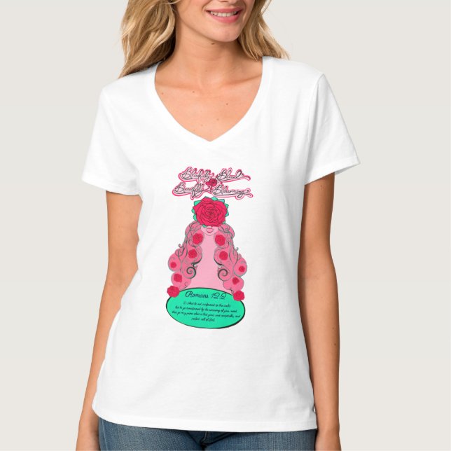 Renew Your Mind II - Blushing Rose T-Shirt (Front)