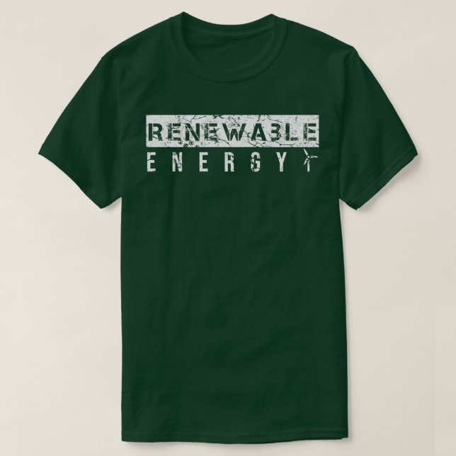 Renewable energy 7 T-Shirt (Design Front)