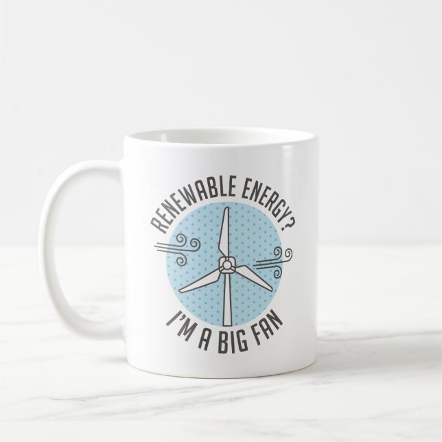 Renewable Energy Coffee Mug (Left)