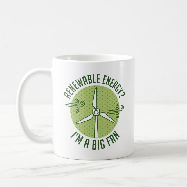 Renewable Energy Coffee Mug (Left)