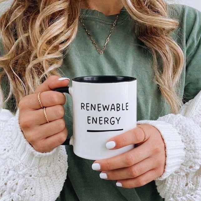 Renewable Energy – Funny Cute Eco-Friendly  Coffee Mug (Creator Uploaded)