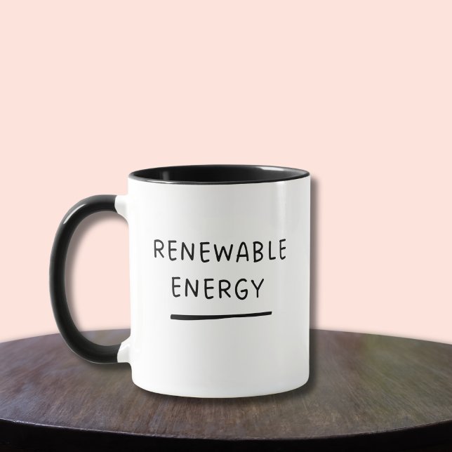 Renewable Energy – Funny Cute Eco-Friendly  Coffee Mug (Creator Uploaded)