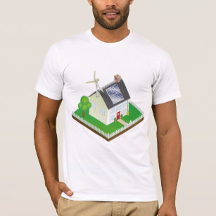 Renewable Energy House Mens T-Shirt