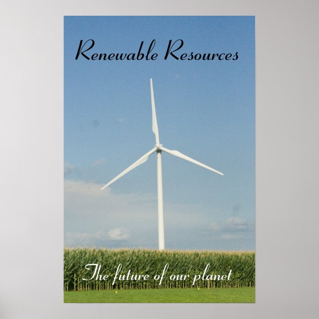 Renewable Resources Poster (Front)