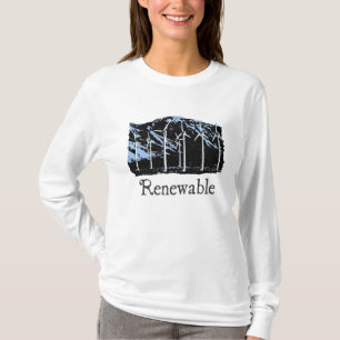 Renewable Wind Energy Womens Hoodie T-Shirt