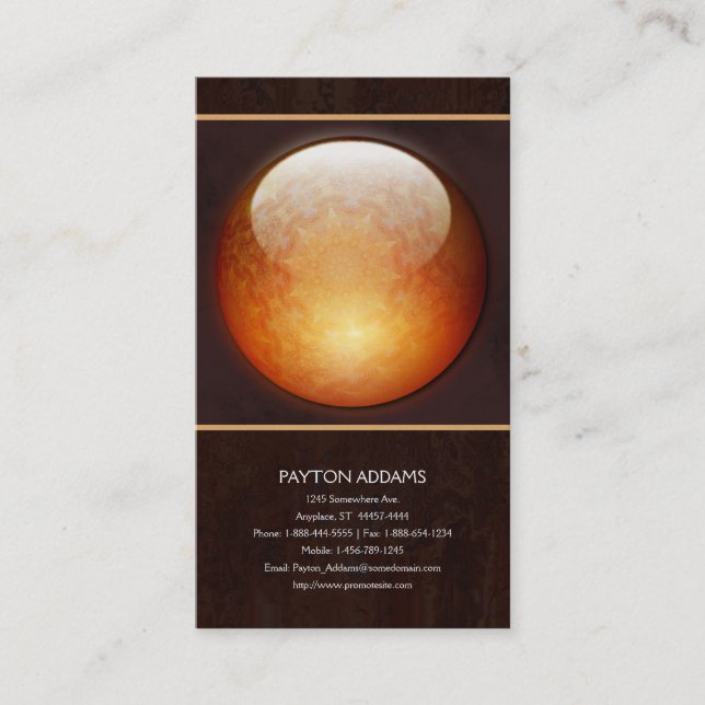 Renewal Jewel - Vertical Business Card (Front)