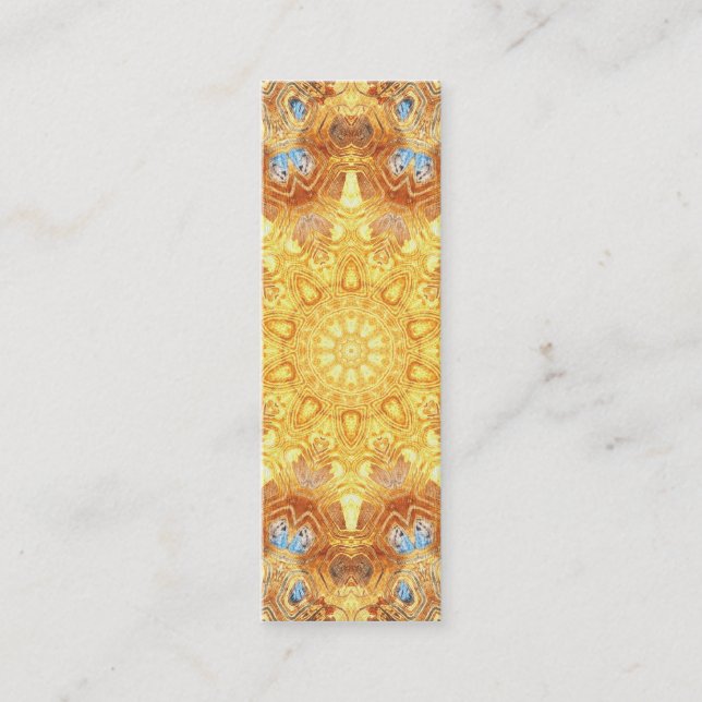 Renewal Mandala Bookmark Business Card (Front)
