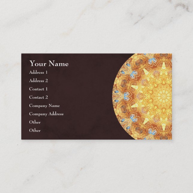 Renewal Mandala Business Card (Front)