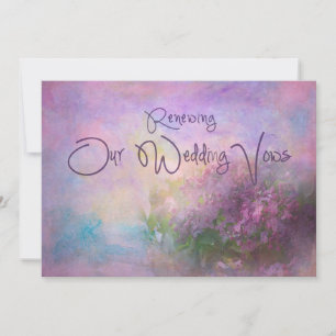 Renewal of Wedding Vows - Lilac Bliss Invitation