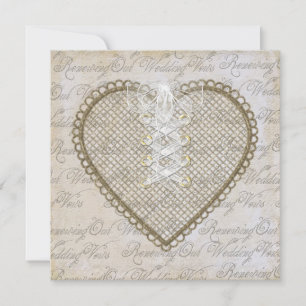 Renewing Vows Invitation - Charming & Quaint