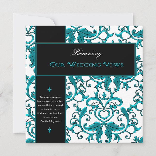 Renewing Wedding Vows -Invitations/ Embellishments Invitation (Front)
