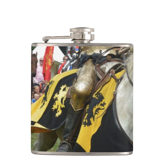 Renfest Knight Hip Flask (Front)