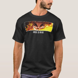 Rengoku Kyojuro Japanese, Demon Slayer T-Shirt Cla