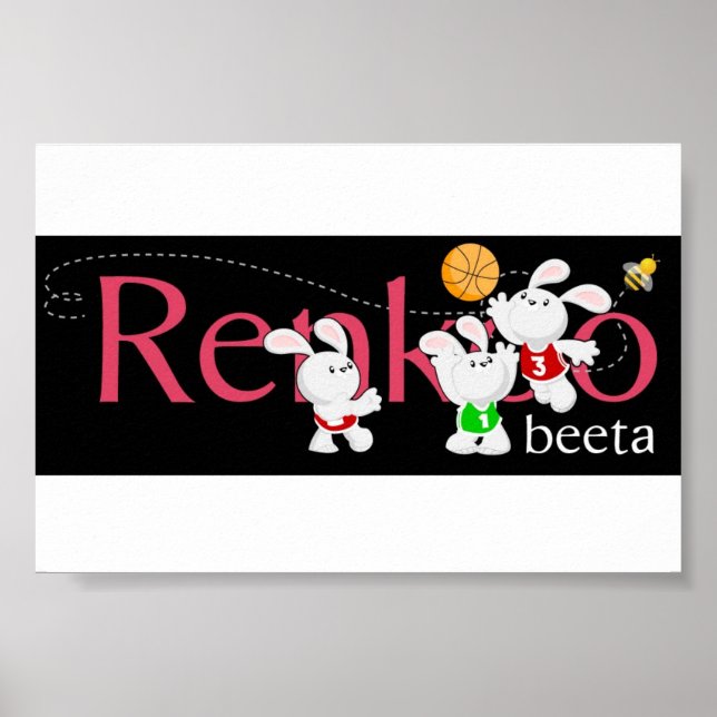 Renkoo Bunnies Logo Poster (Front)