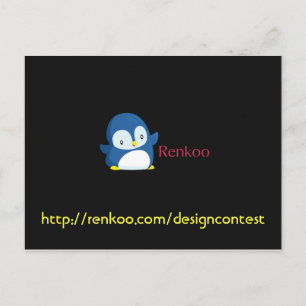 Renkoo Design Contest Postcard