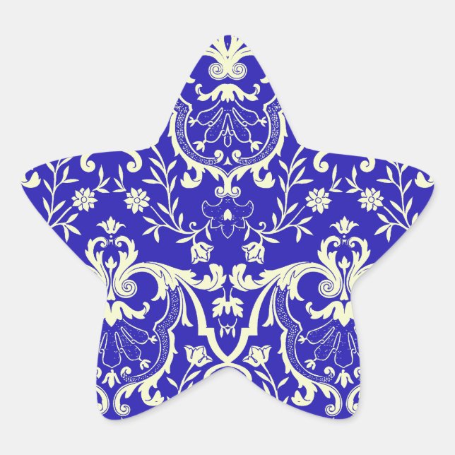 Rennaisance Damask #1 @ Sonolotre Star Sticker (Front)