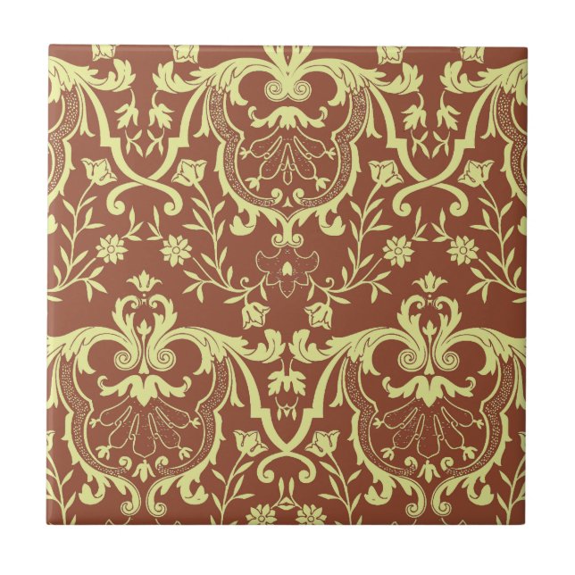 Rennaisance Damask #8 @ Sonolotre Tile (Front)